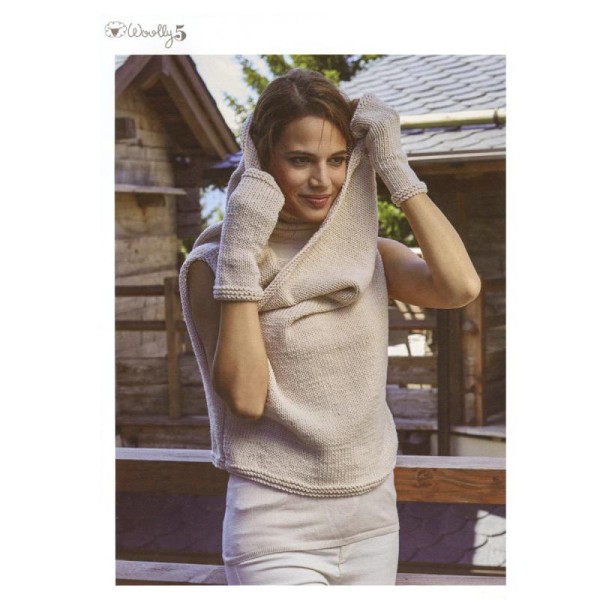Catalogue tricot DMC - Woolly 5 - 18 modèles pour femme - Photo n°4