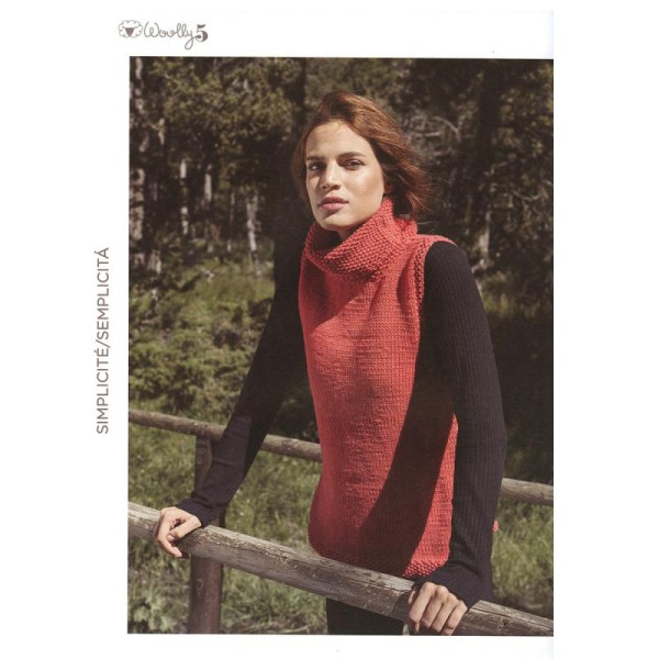 Catalogue tricot DMC - Woolly 5 - 18 modèles pour femme - Photo n°6