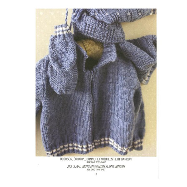 Catalogue tricot DMC - Créations bébé 6 à 18 mois - 8 looks - Photo n°5