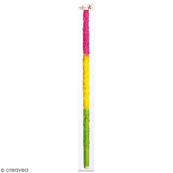 Bâton multicolore pour Piñata - 50 cm - Photo n°1