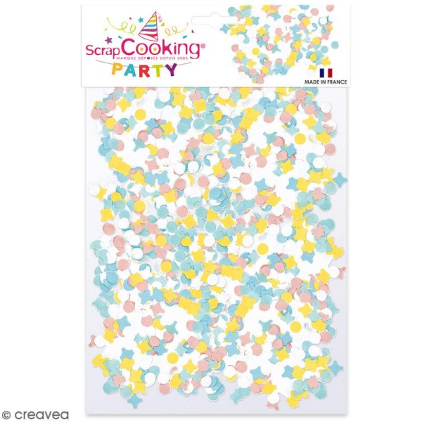 Confettis multicolores - 100 g - Photo n°1