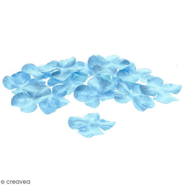 Fleurs en papier - Hortensia Bleues - 2,5 cm - 25 pcs - Photo n°1