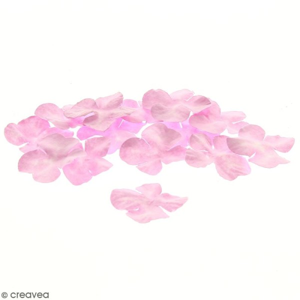 Fleurs en papier - Hortensia Roses - 2,5 cm - 25 pcs - Photo n°1