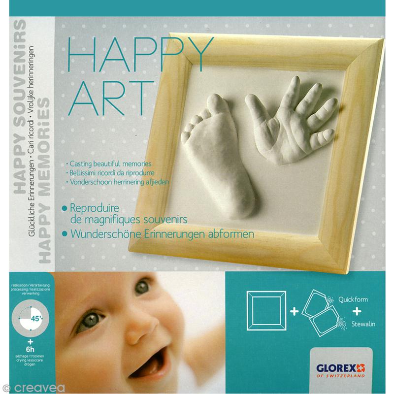 Happy Hands Baby & Me Kit empreintes peinture - Bébé Roi