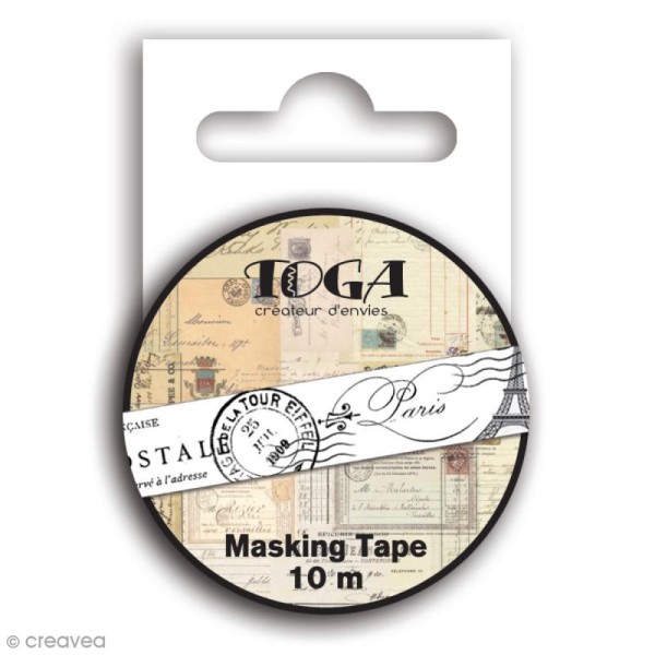 Masking tape Toga - Carte postale - 10 m - Photo n°1