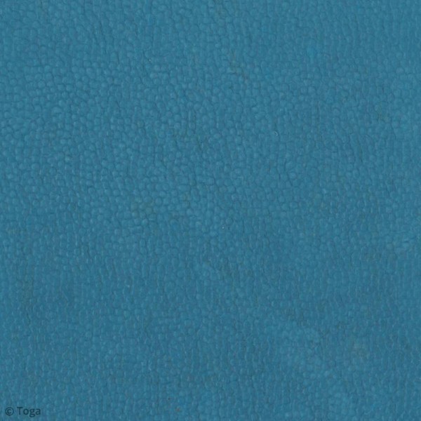 Papier recyclé Or de Bombay - Effet cuir - Bleu - 38 x 56 cm - Photo n°2