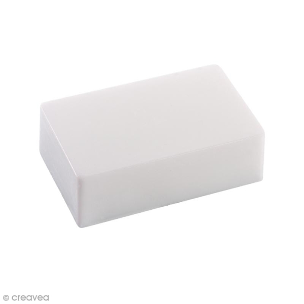 Moule pour savon et béton - Bloc rectangulaire 10,5 x 6,5 cm - Photo n°1