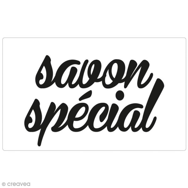 Label Savon spécial - Tampon pour savon 40 x 65 mm - Photo n°1