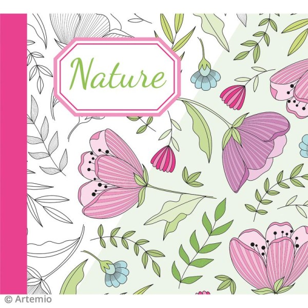 Kit coloriage Nature - Album smashbook et crayons - Photo n°2