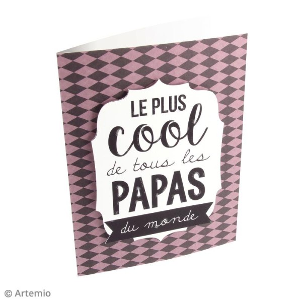 Kit fête des pères - Papiers et embellissements - Photo n°6