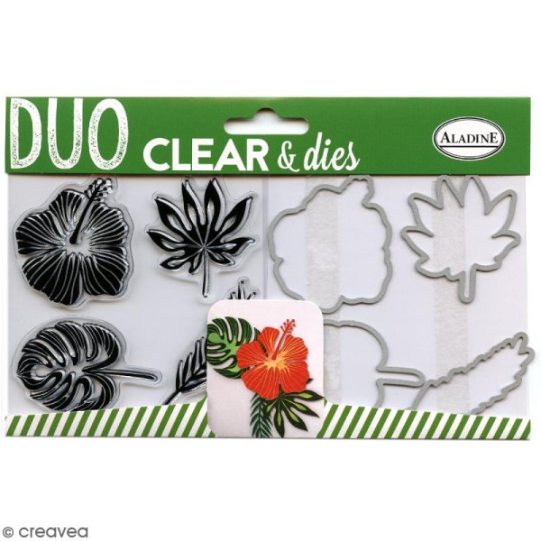 Pack Duo Clear & Dies - Tropical - 8 pcs - Photo n°1