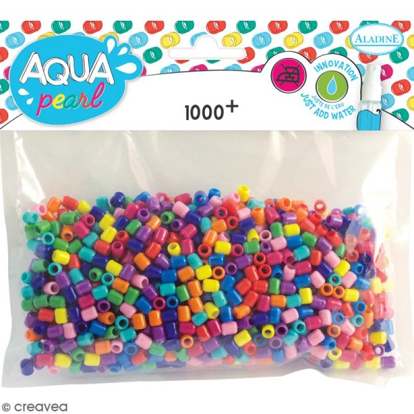 Recharge Aqua Pearl - Mix de couleurs - 1000 pcs - Photo n°1