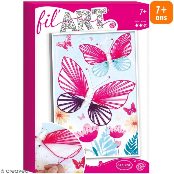 Coffret Fil'Art - Papillons - Photo n°1