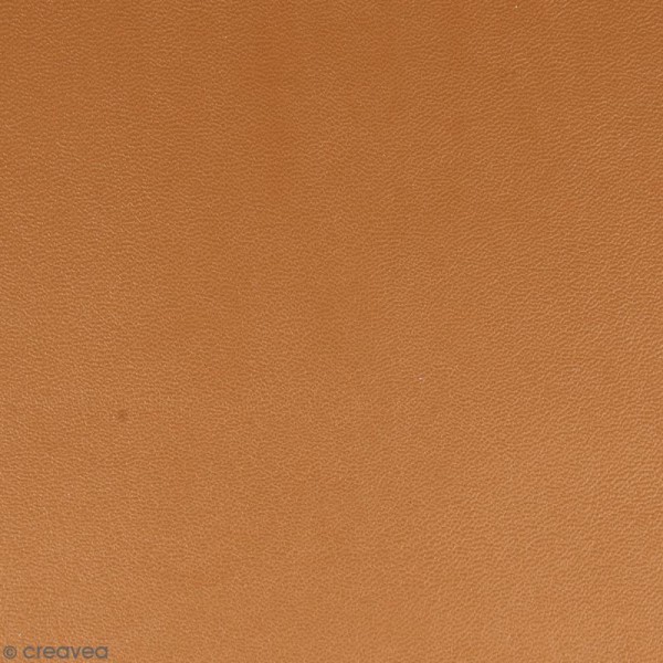 Feuille simili cuir - Cuivre - 30 x 30 cm - Photo n°1