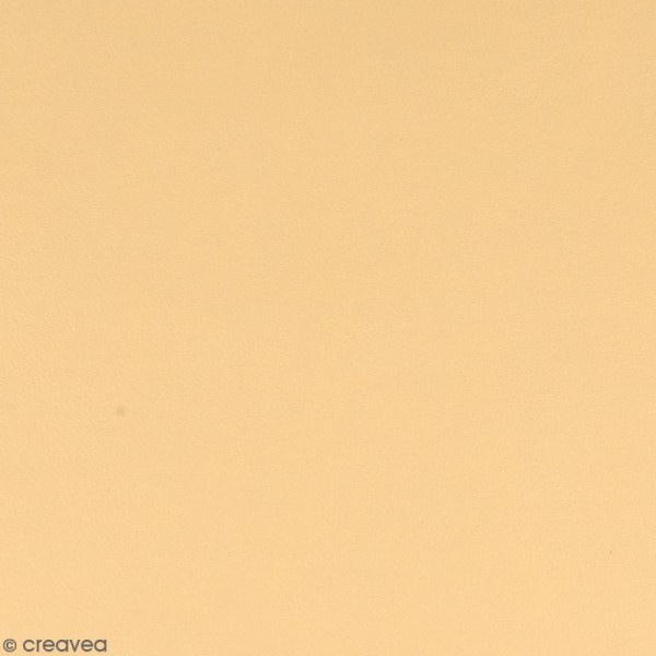Feuille simili cuir - Beige - 30 x 30 cm - Photo n°1