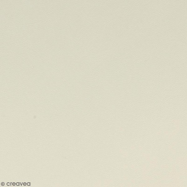 Feuille simili cuir - Gris - 30 x 30 cm - Photo n°1
