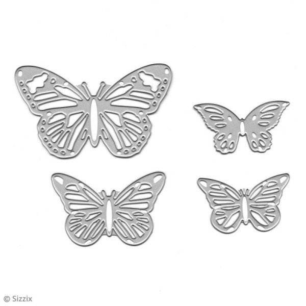 Matrice Sizzix Thinlits - Papillons - 4 pcs - Photo n°3