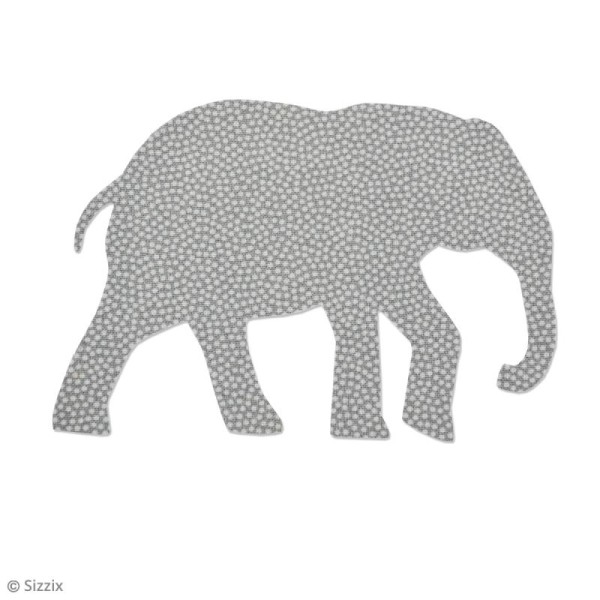 Matrice Sizzix Bigz - Elephant N° 3 - 1 pce - Photo n°2