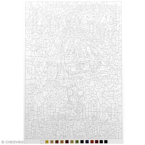 Livre de coloriage - Affiches de pub - 100 coloriages mystères - Cahier de  coloriage - Creavea