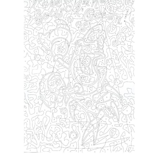 Coloriage mystère pour adulte - Tome 2 - A4 - 100 coloriages au numéro -  Livre coloriage adulte - Creavea
