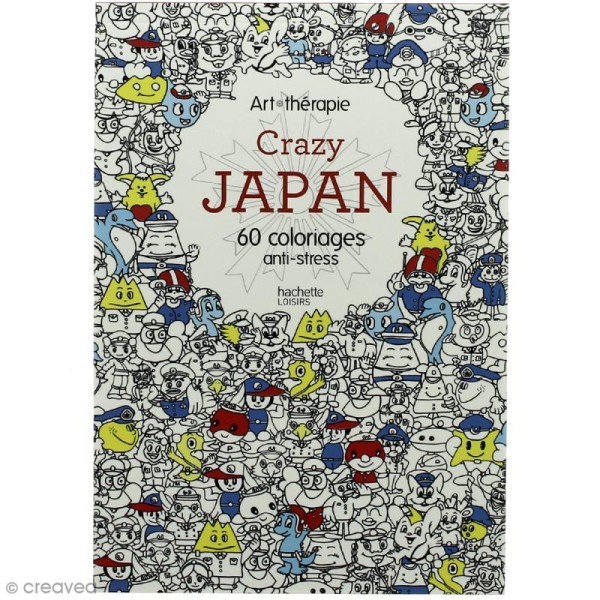 Livre de coloriage - Crazy Japan - 60 coloriages - Photo n°1
