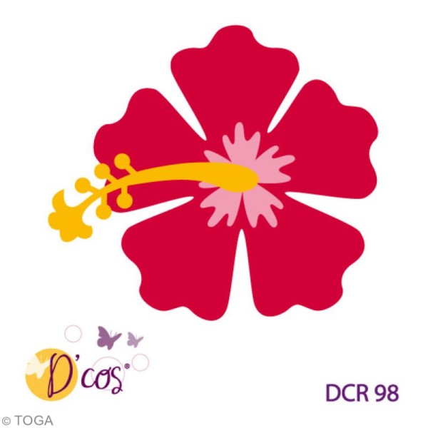Die D'co - Fleur Hibiscus - 1 matrice de découpe - Photo n°2