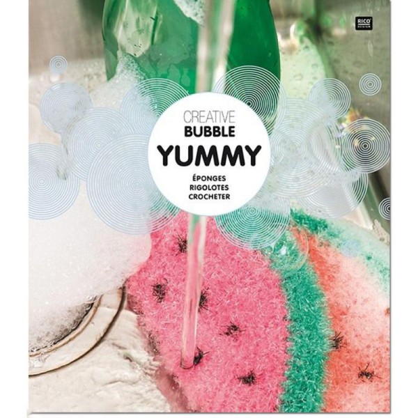 Livre Creative Bubble Eponges à crocheter - Thème Yummy - 21 x 24 cm - Photo n°1