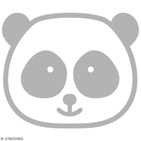 Dies Artemio Adorable Panda - 2 matrices de découpe - Photo n°2