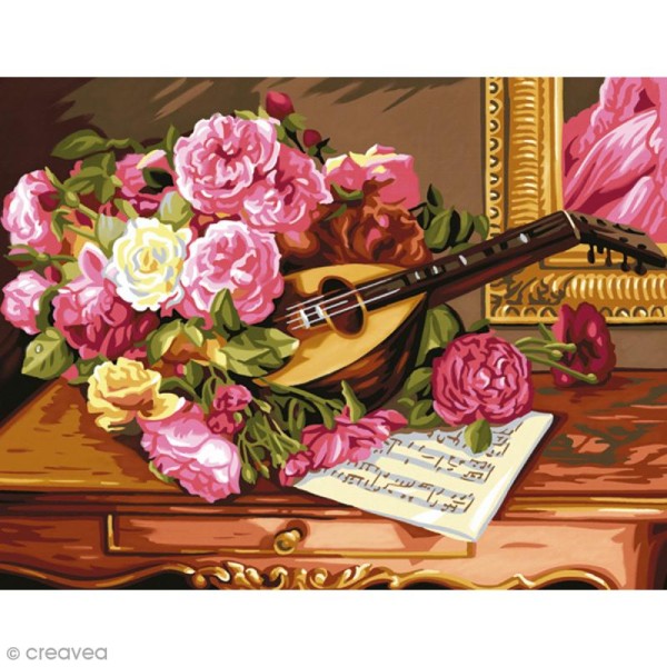 Peinture au numéro - Bouquet musical - Photo n°1