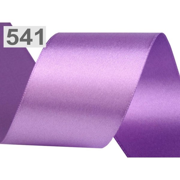 5m 541 Violet Lilas Double Face Ruban de Satin Paquets Par 5 M de Largeur 50mm, Frontière de Bricola - Photo n°1