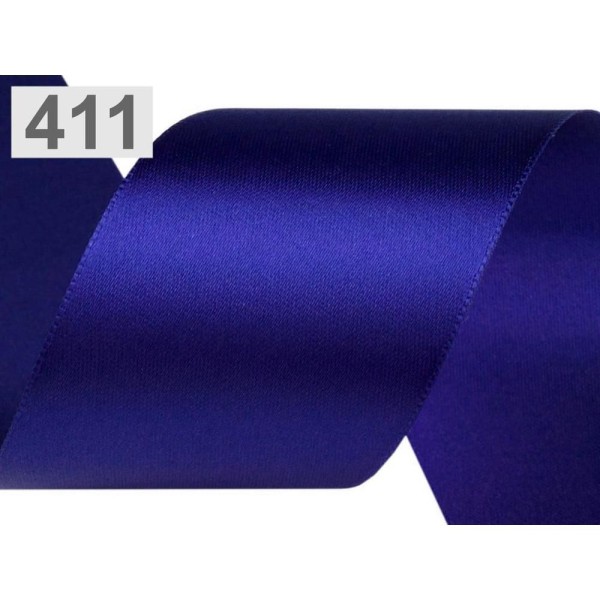 5m 411 Roi Bleu Double Face Ruban de Satin Paquets Par 5 M de Largeur 50mm, Frontière de Bricolage, - Photo n°1