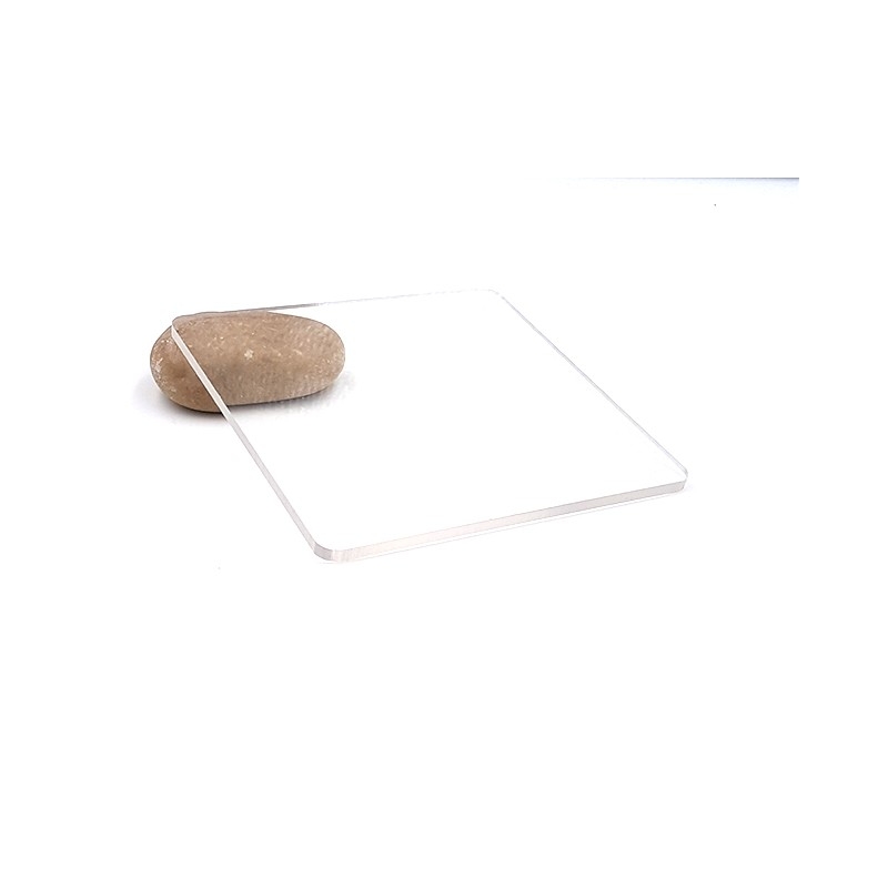 Plaque Acrylique Transparente 10cm Pour Modelage - Outil modelage - Creavea