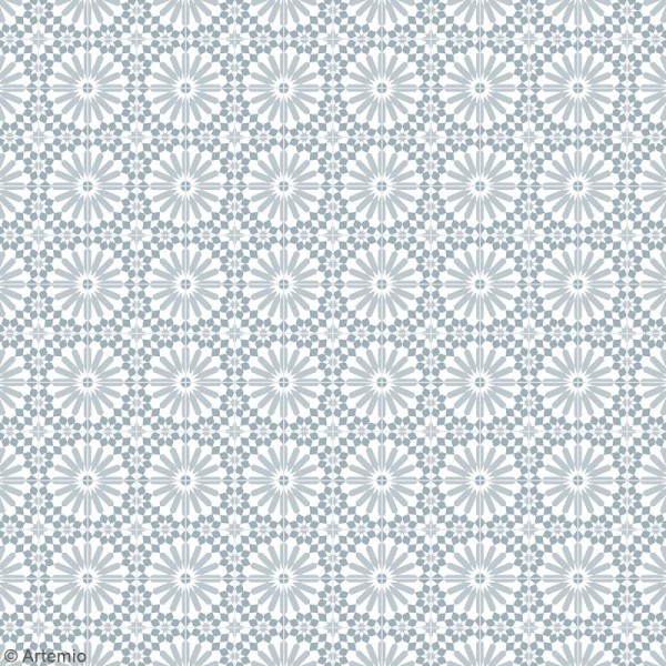 Papier scrapbooking Artemio - Mosaïques - 30,5 x 30,5 cm - 40 feuilles - Photo n°3