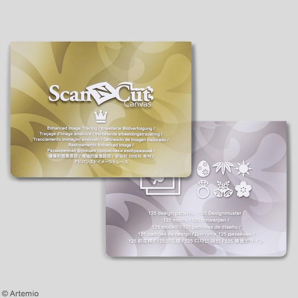 Accessoire Scan'n'Cut Canvas - Pack Premium 1 - 125 motifs - Photo n°6