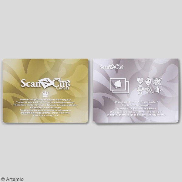 Accessoire Scan'n'Cut Canvas - Pack Premium 2 - 25 motifs - Photo n°5