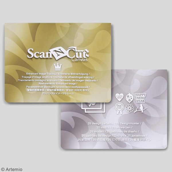 Accessoire Scan'n'Cut Canvas - Pack Premium 2 - 25 motifs - Photo n°6