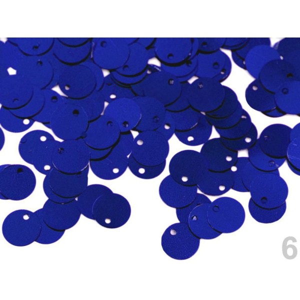1bag Saphir Bleu Paillettes 8mm Ab Mat, Et de Paillettes, des Paillettes, Ruban, Mercerie - Photo n°1