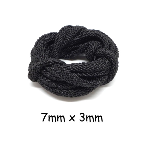 Tissu feutre de laine 3mm noir au mètre.