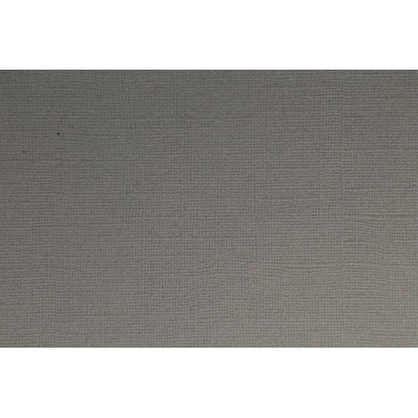 Feuille scrapbooking Texture toile Monochromatic Ash - Bazzill - 30 x 30 cm (gris) - Photo n°1