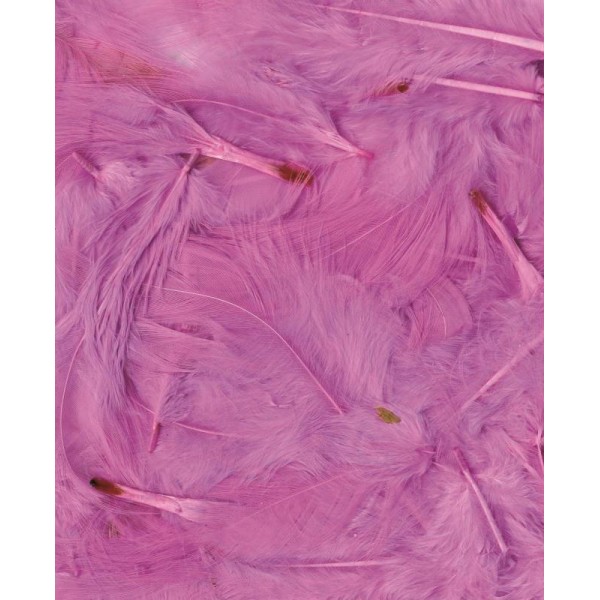 Plumes duvetées rose clair - Artemio - 6 à 12 cm - 3 gr - Photo n°1