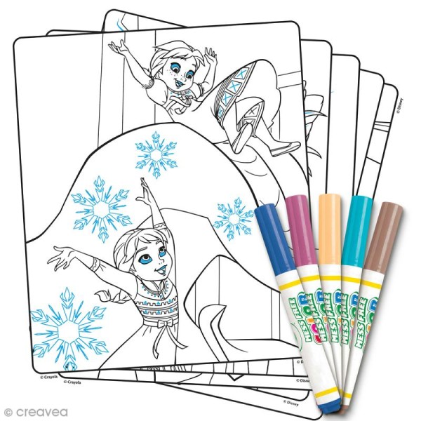 Kit Color Wonder coloriage magique Crayola - La Reine des Neiges - Photo n°2