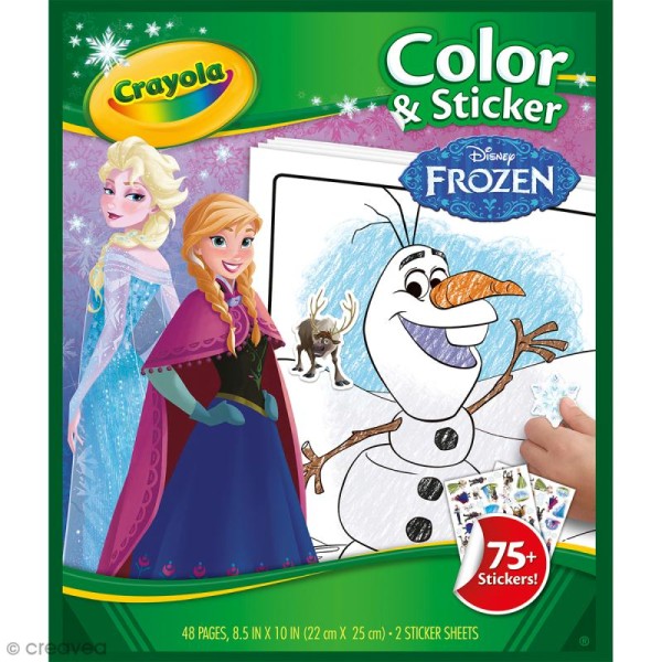 Bloc de feuille magique fun enfant - frozen la reine des neiges - disney -  dessin crayon - Disney