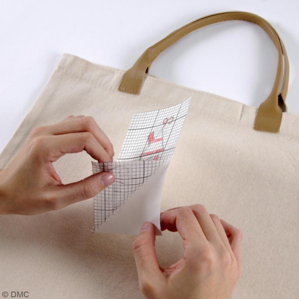 Kit DMC broderie Magic Paper - Tote bag - Photo n°2