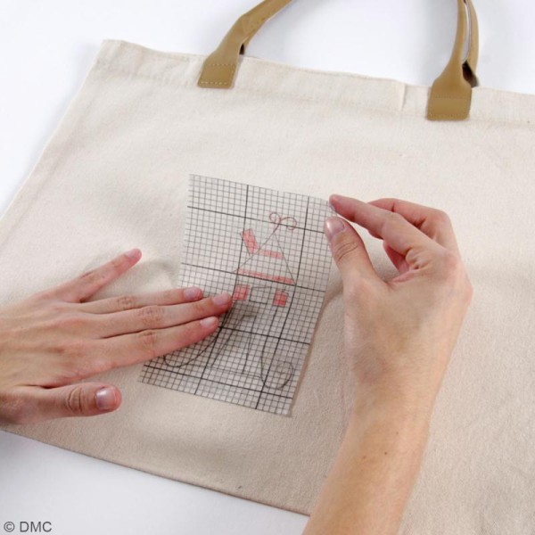 Kit DMC broderie Magic Paper - Tote bag - Photo n°3