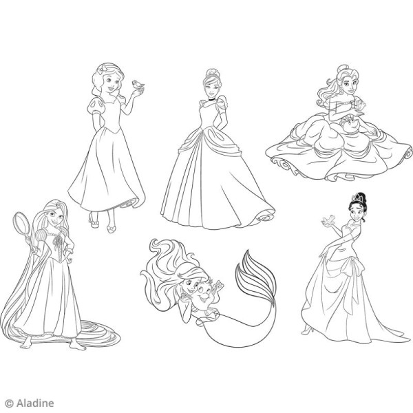 Kit Tampon Disney Enfant - Princesses Disney - 6 pcs - Photo n°2