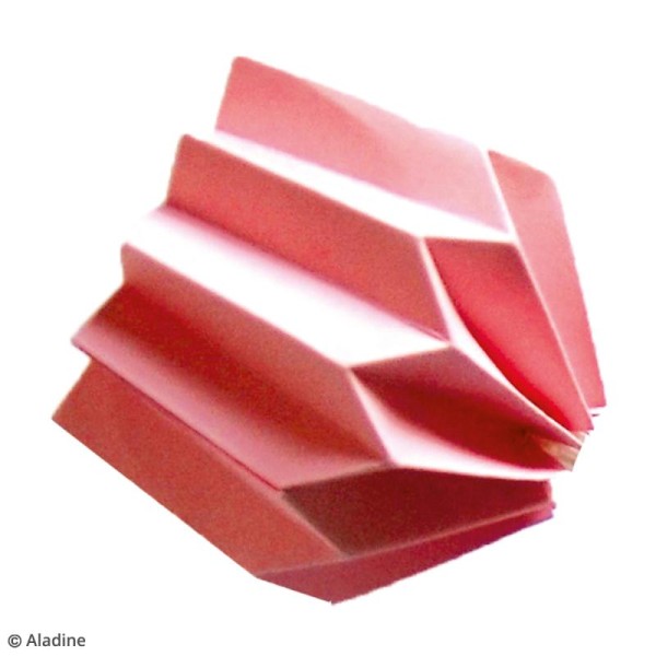 Kit Origami - Guirlande lumineuse romantique - Rose, Grise, Jaune - Photo n°3