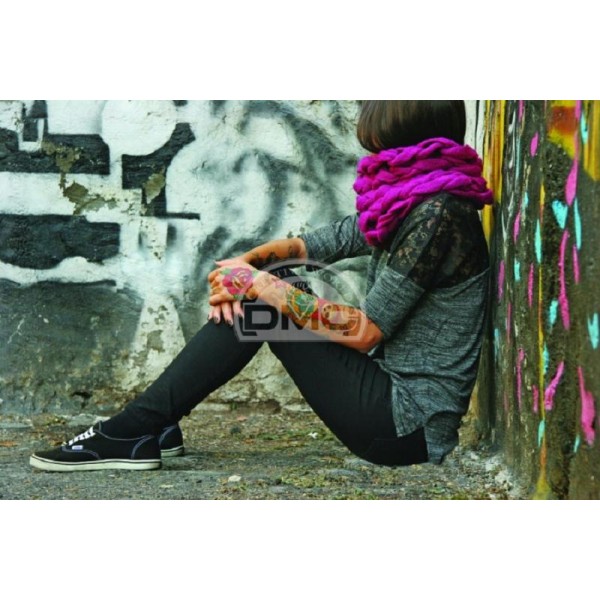 Pelote de laine HANDY Purple - Tricotez avec les mains DMC - 150 Gr - Photo n°3
