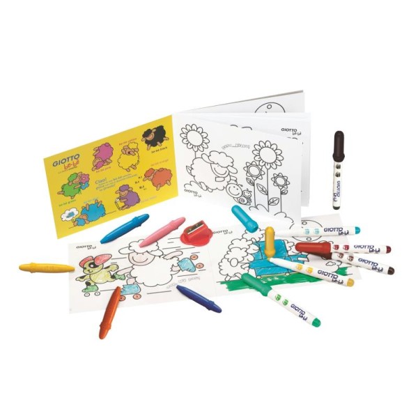 Kit creatif My be-bé Color Pack - Feutres, crayons - GIOTTO bébé - Photo n°2