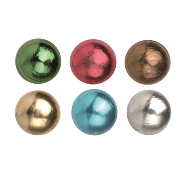 Stickers diamants demi-perles multicolores - Glorex - 88 pcs - Photo n°1