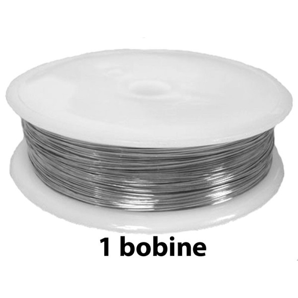1 bobine Argent 0.3 mm - Photo n°1